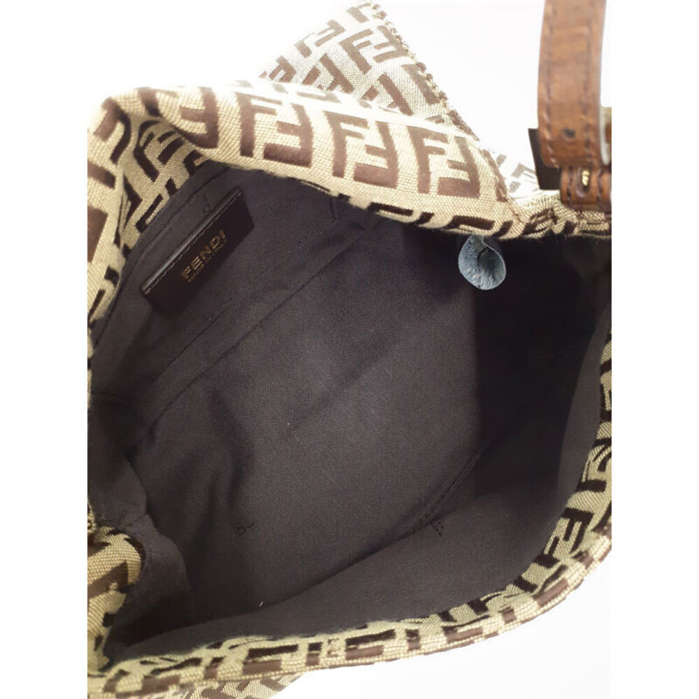 Fendi Zucchino Shoulder Mamma Bag Semi Bucket - Picture 3 of 9
